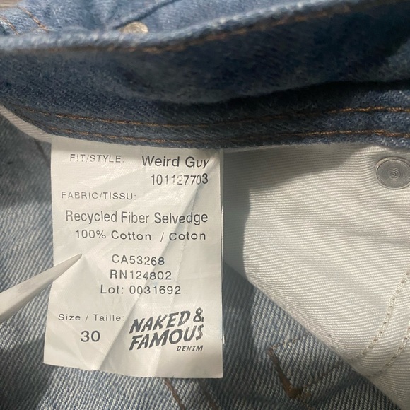 Naked and Famous Recycled Yarn Selvedge - Picture 3 of 9